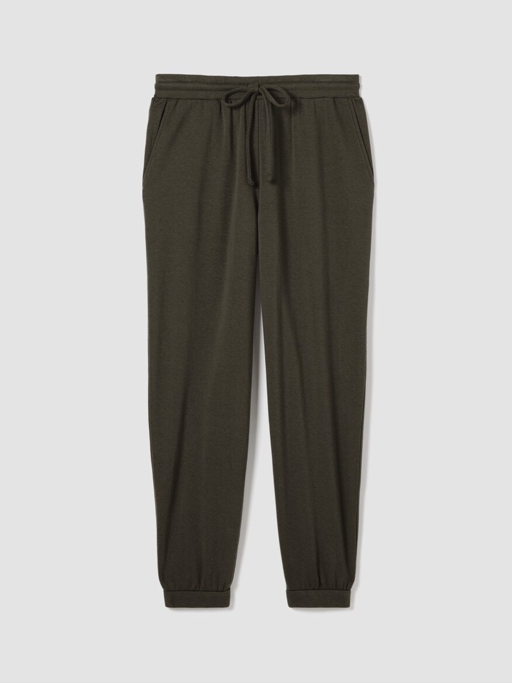 Eileen Fisher Cozy Brushed Terry Hug Jogger Pant – Wren – Size 2X – Excellent
